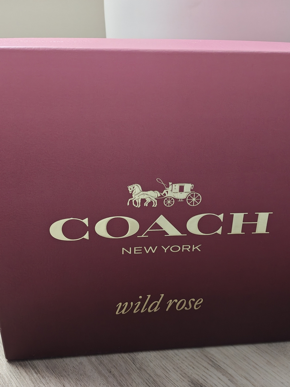 COACH New York "Wild Rose" Box - Pink